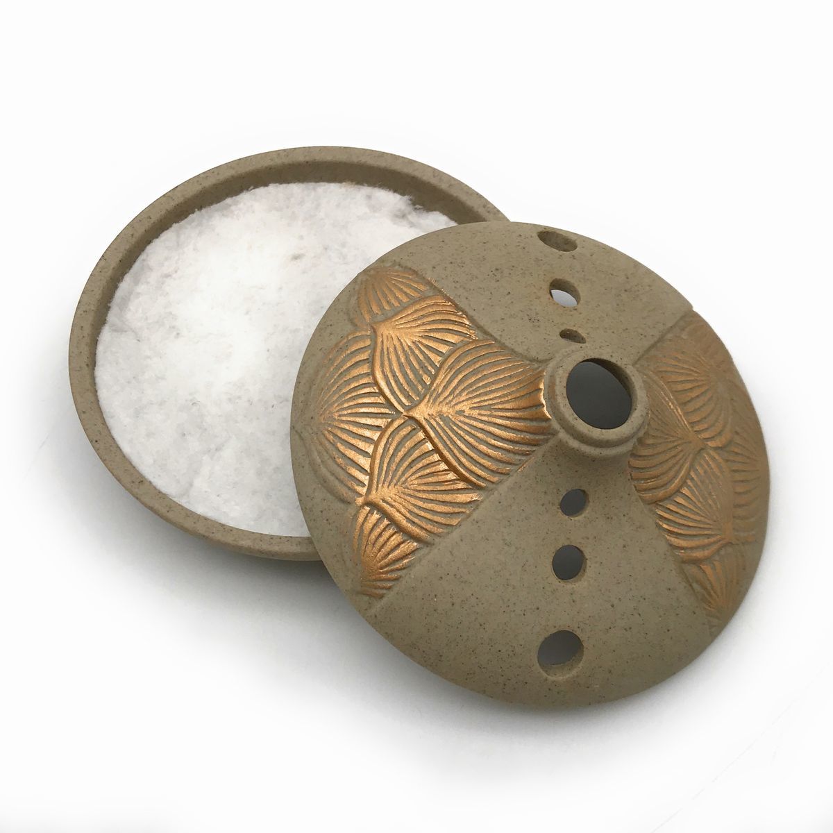 楽天市場】香炉 蓮の花びら 平たい形 和モダン風 陶磁器製 : ヘルツ