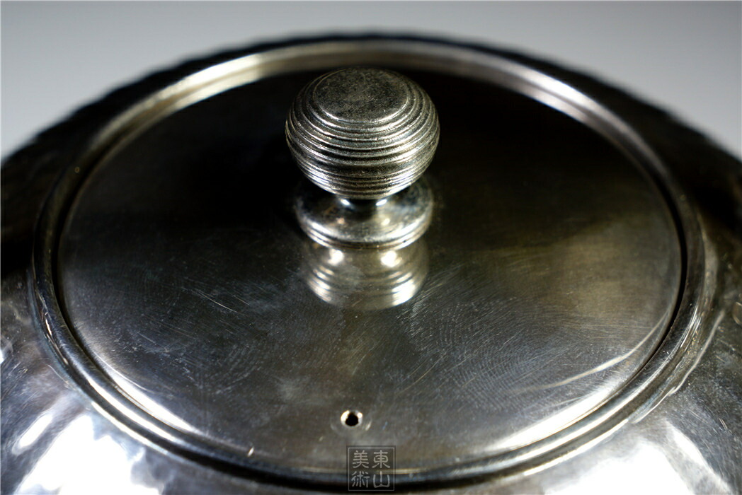 楽天市場】純銀細工 手作り 銀瓶 銀湯沸 純銀保証 重さ約417g 高さ約