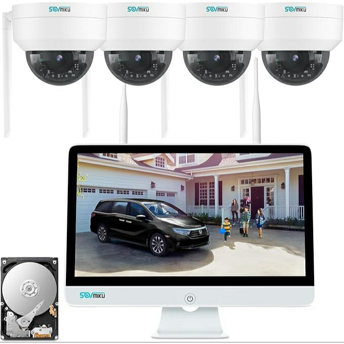 楽天市場】【500万画素・ドーム型4台セット】SOVMIKU 防犯カメラ 12