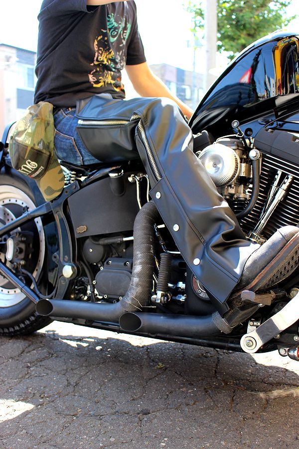 楽天市場】カドヤ（KADOYA）CHAPS-B レザーチャップスB ブーツカット