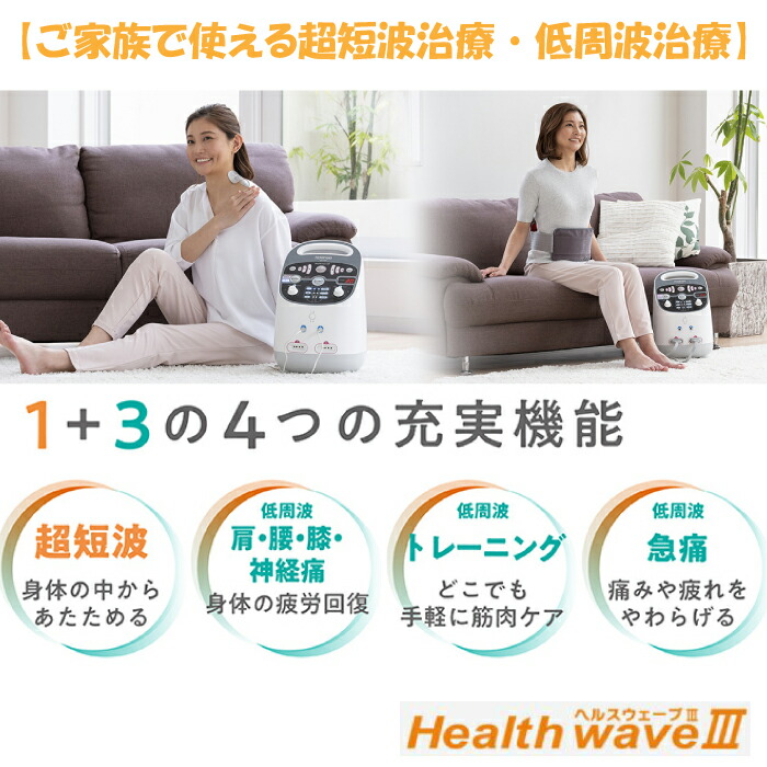 楽天市場】フジ医療器 ヘルスウェーブIII SW-700 低周波 超短波 組合せ