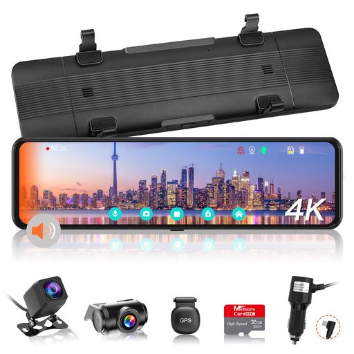 楽天市場】vanbar ドライブレコーダー ミラー型 前後カメラの通販