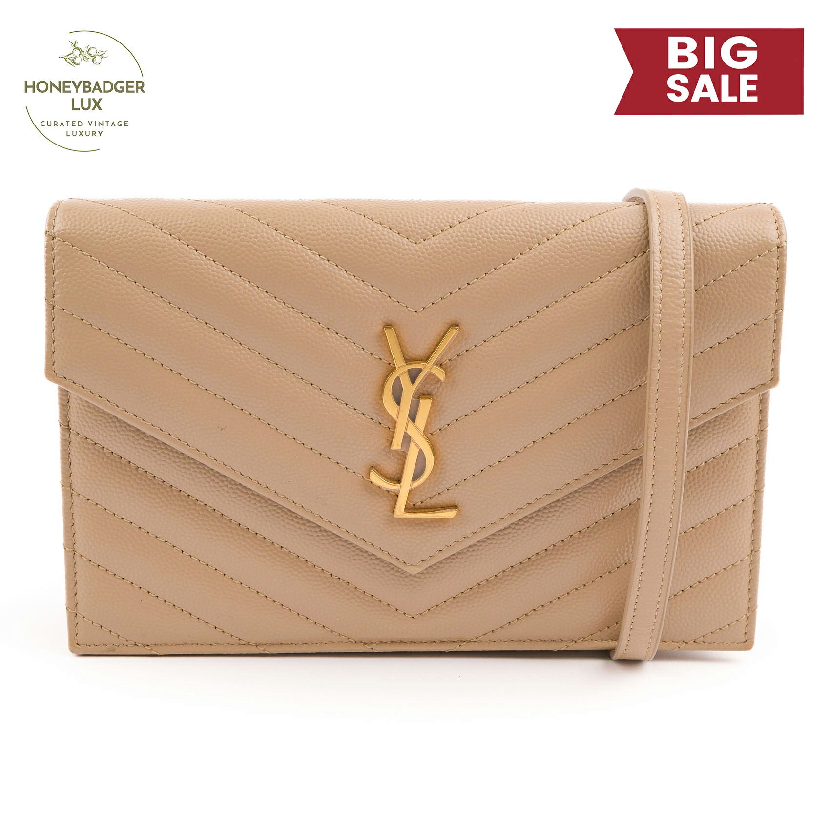 楽天市場】サンローラン バッグ（カラーベージュ）（ショルダーバッグ