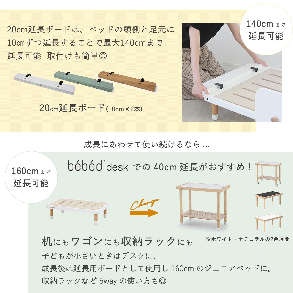 楽天市場】HOPPL ホップル 延長ボード 2個セット キッズベッド 専用