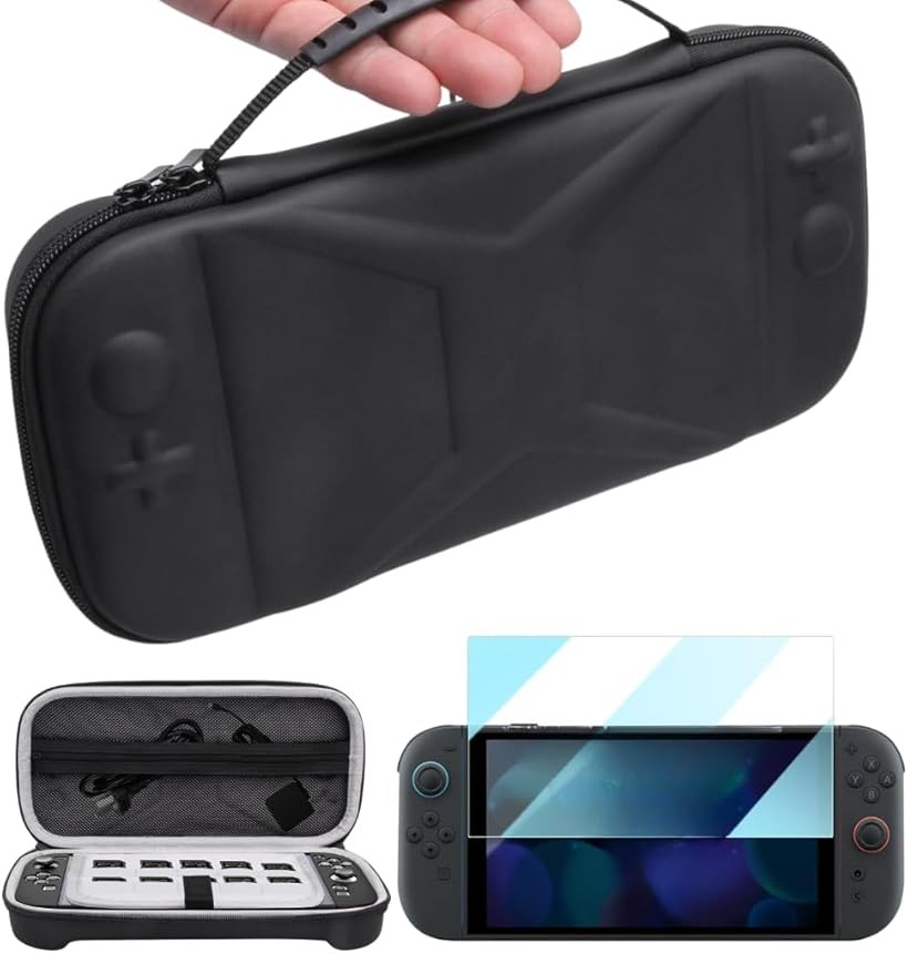 楽天市場】Switch 2対応保護ケース＆ガラスフィルム1枚セット 耐衝撃