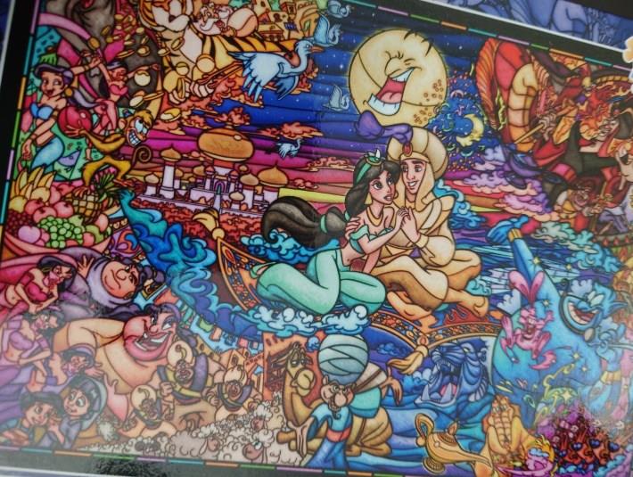 楽天市場】ジグソーパズル 1000ピース アラジン ステンドグラス ピュア