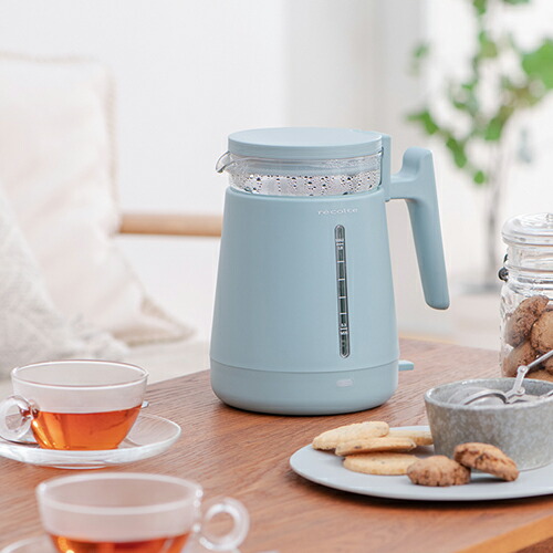 楽天市場】【数量限定うれしい特典付】電気ケトル レコルト recolte