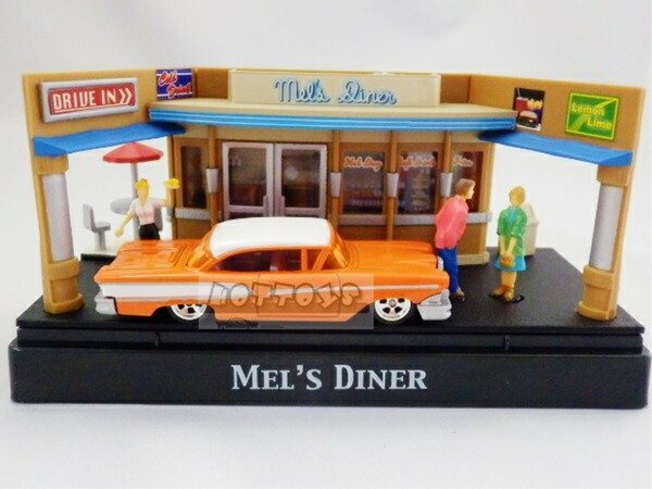 楽天市場】1/64 MOTORMAX☆アメリカン グラフィティー ジオラマセット