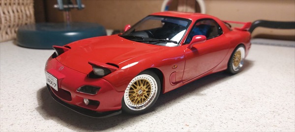 楽天市場】ミニカー 1/18 1994 マツダ RX7 赤色 FD3S MAZDA - RX-7 FD