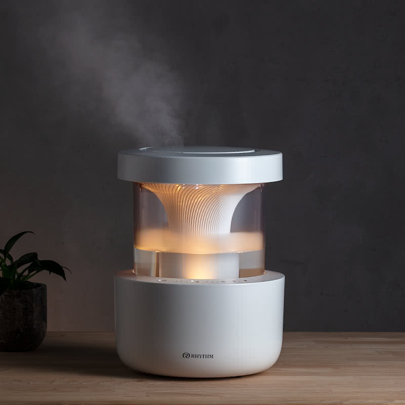 楽天市場】RHYTHM プールレス加湿器 MIST 300 9YYA23RH08 ライトグレー
