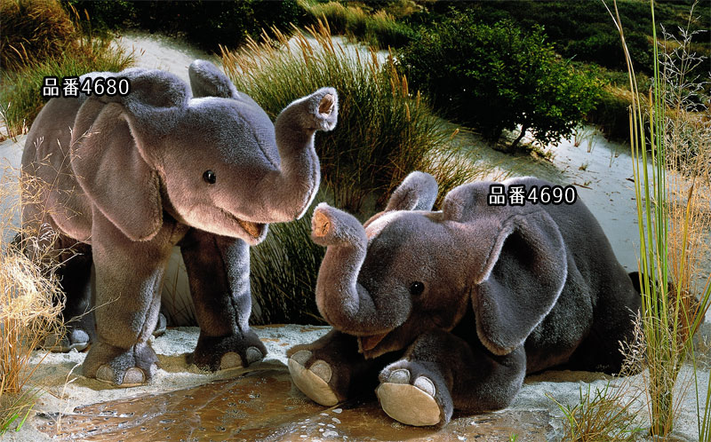 楽天市場】ケーセン ぬいぐるみ Kosen ベビーエレファント (伏せ) 46cm