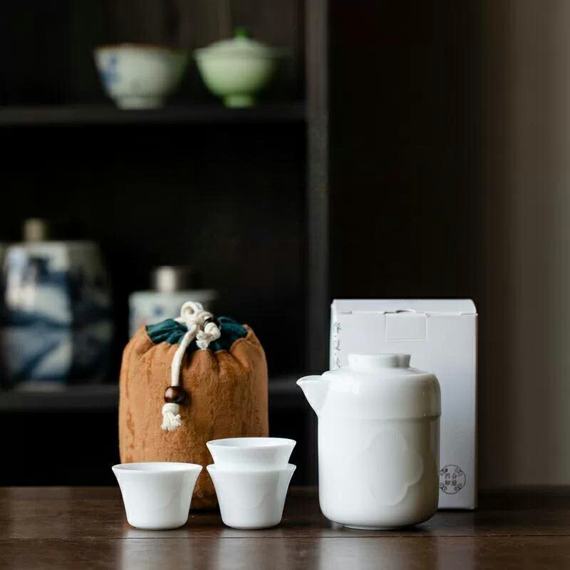 楽天市場】如意 煎茶 茶器セット 青白磁 小 宝瓶 急須 湯呑 片口 3客