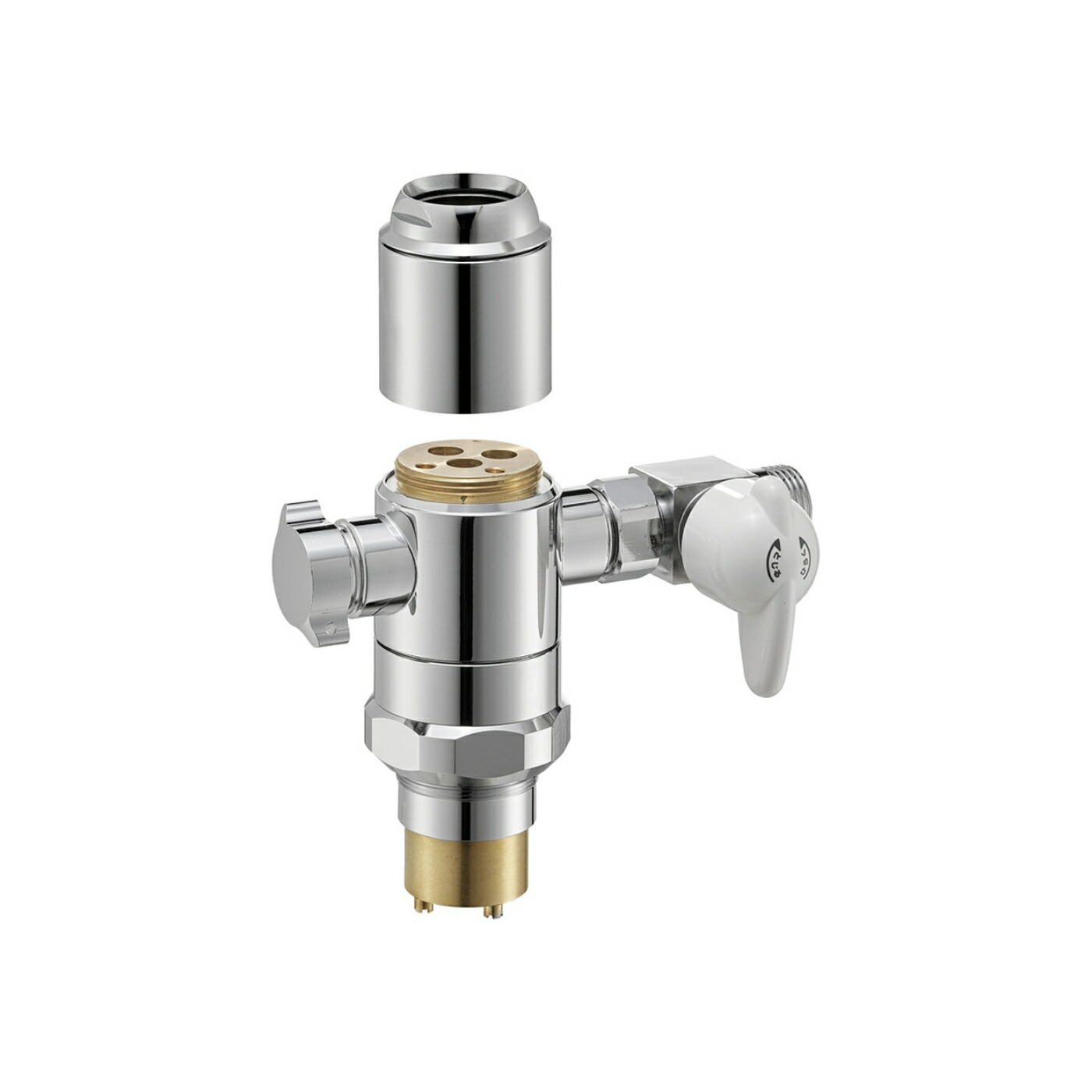 SANEI シングル混合栓用分岐アダプター(SANEI用) B98-AU3A (水栓金具