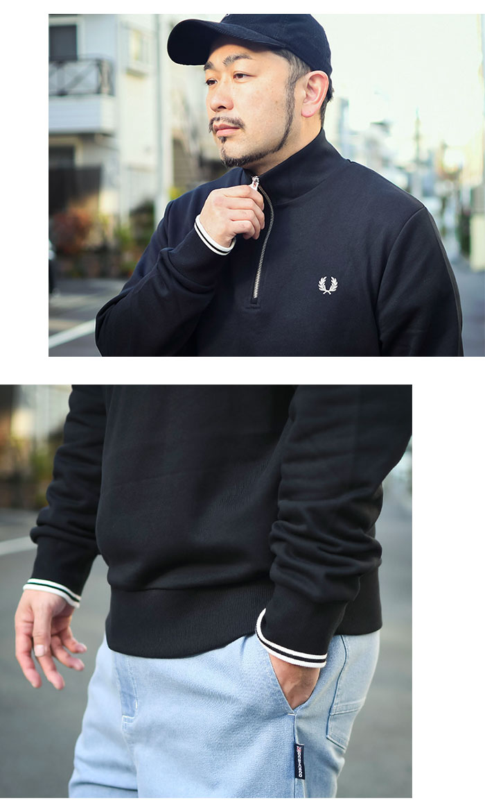 楽天市場】フレッドペリー FRED PERRY トレーナー メンズ ハーフ
