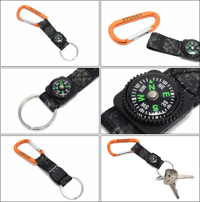 楽天市場】ステューシー STUSSY カラビナ Compass(stussy Carabiner