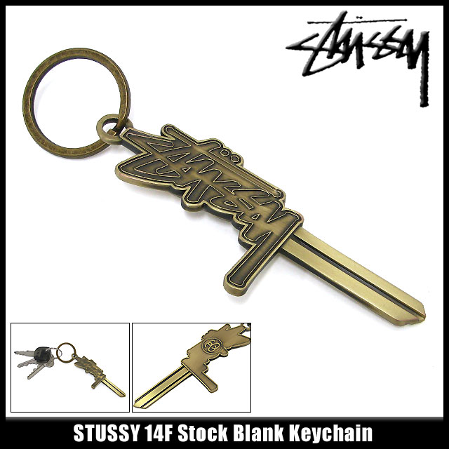 楽天市場】ステューシー STUSSY 14F Stock Blank キーホルダー(stussy