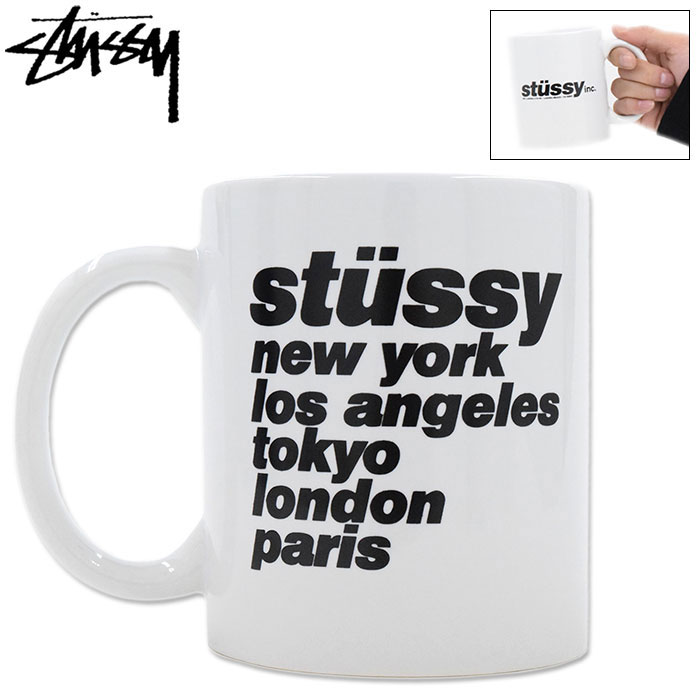 楽天市場】ステューシー STUSSY マグカップ City Stack ( stussy mug