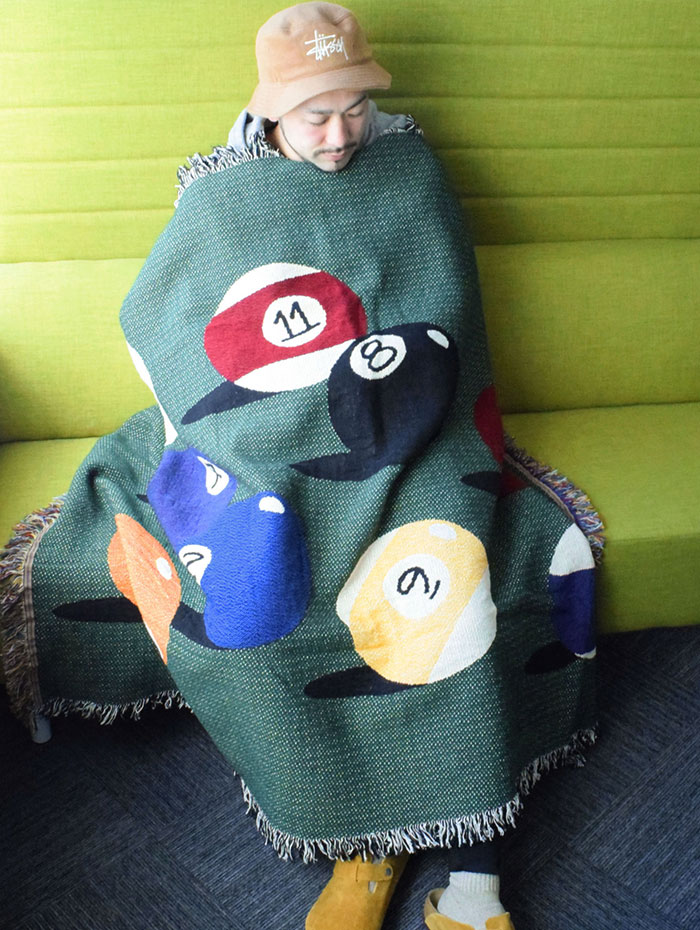 楽天市場】ステューシー STUSSY ブランケット Billiards Tapestry