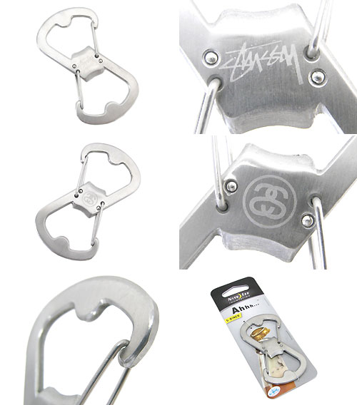 新品未使用品 STUSSYカラビナシルバー 新品未使用品 STUSSYカラビナ