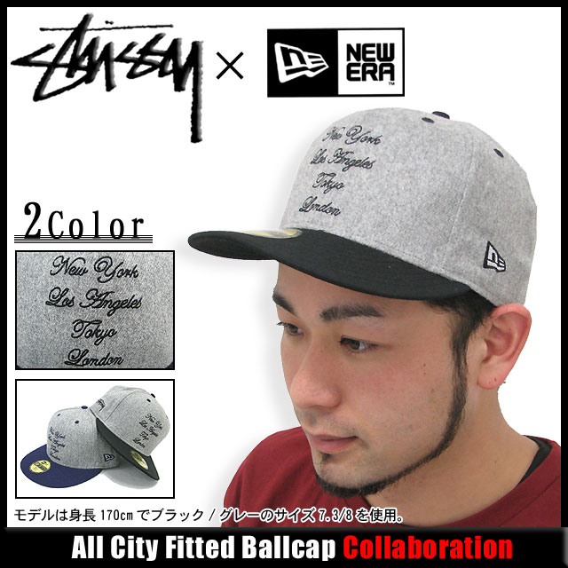 楽天市場】ステューシー STUSSY×NEW ERA キャップ All City Fitted