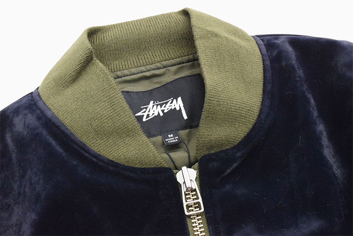 楽天市場】ステューシー STUSSY ジャケット メンズ Velvet Bomber