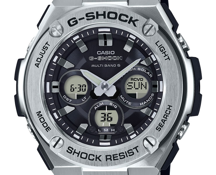 楽天市場】G-SHOCK Gショック 電波 ソーラー G-STEEL ミドルサイズ GST