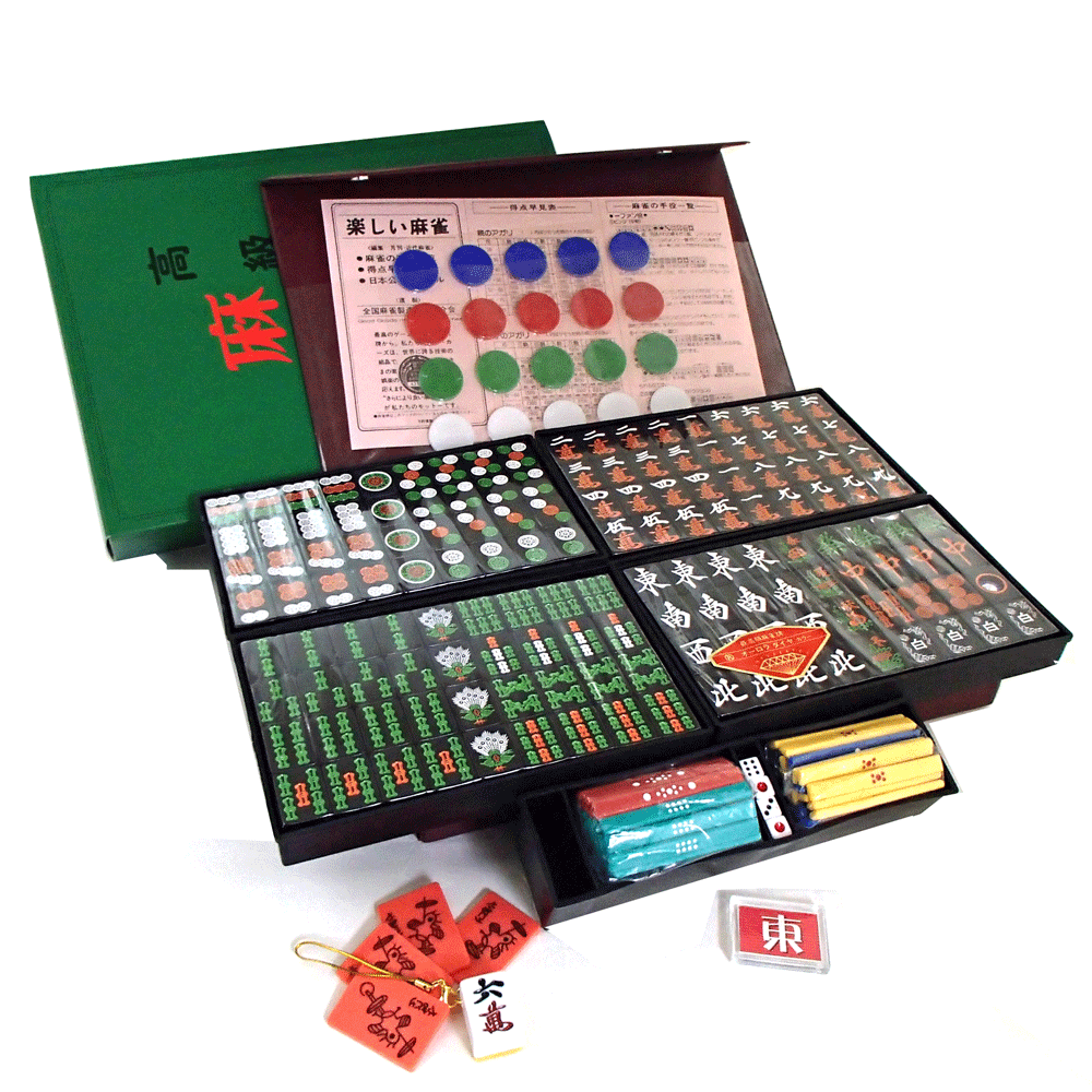 楽天市場】国産高級手打麻雀牌セット 崩れにくい【アール牌】オオロラ