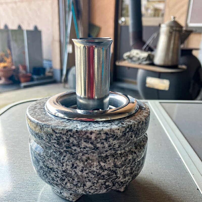 楽天市場】お墓用、石屋が使う丈夫できれいなステンレス製線香立て（大