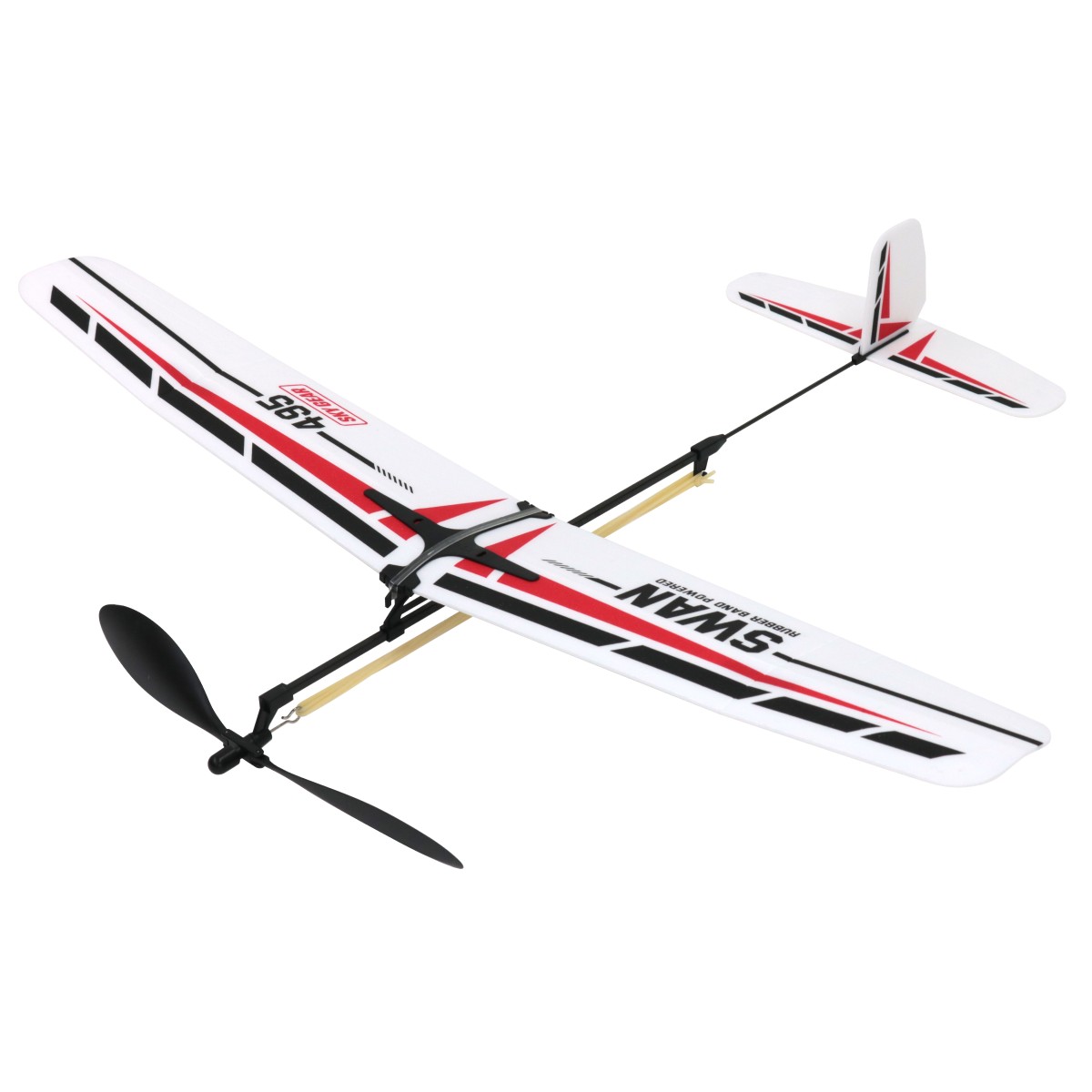 楽天市場】ゴム動力模型飛行機 スワン［ゴム動力飛行機 工作キット