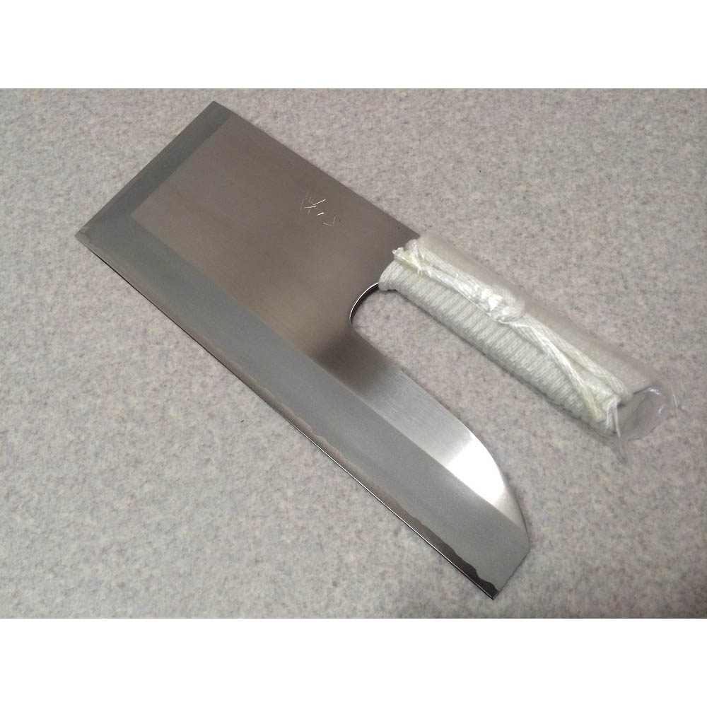 楽天市場】【◇P10倍】めん切り包丁 麺切り包丁 刃渡り30cm 紐巻柄