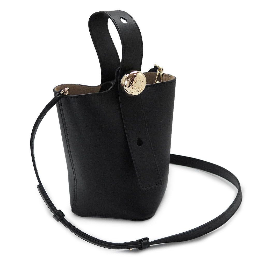 楽天市場】ロエベ ハンドバッグ レディース ペブル バケットバッグ