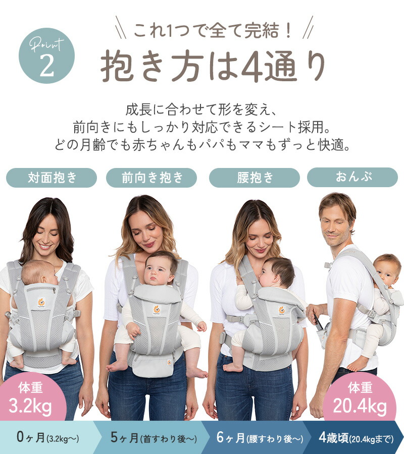 楽天市場】Ergobaby エルゴベビー エルゴ OMNI Breeze オムニ ブリーズ