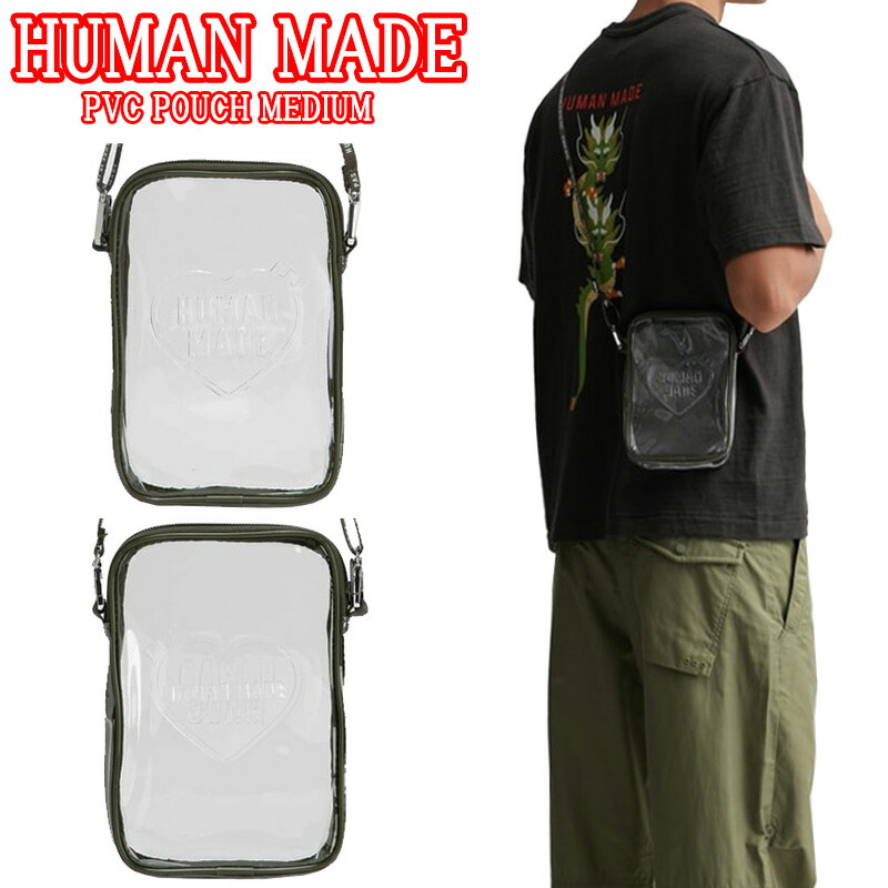 楽天市場】HUMAN MADE ポーチ ヒューマンメイド PVC POUCH #2 クリア