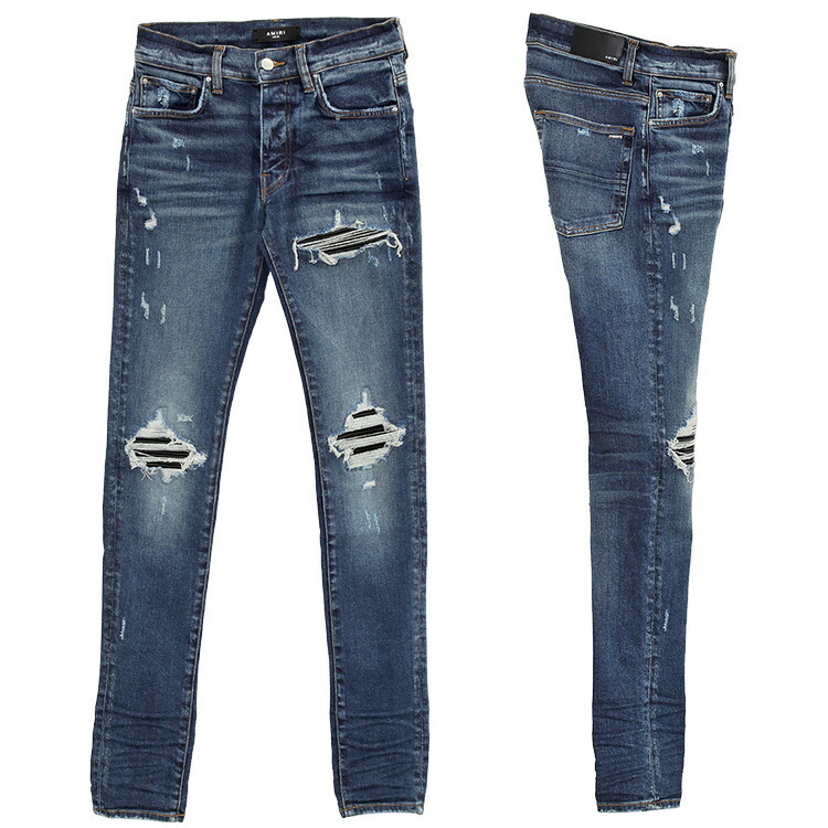 楽天市場】アミリ AMIRI ジーンズ レザー アクションプリーツ MX1