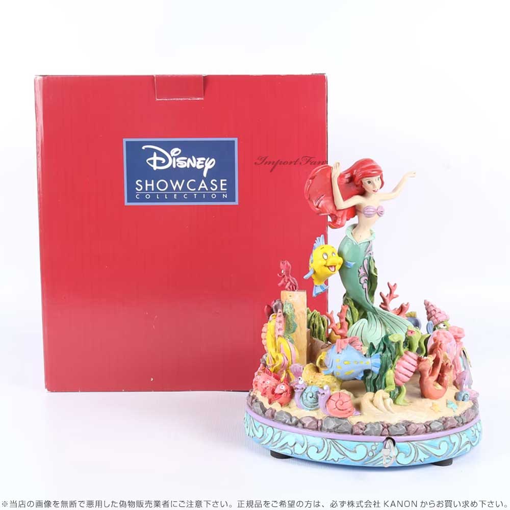 楽天市場】ジムショア オルゴール アリエル 海の下で ディズニー