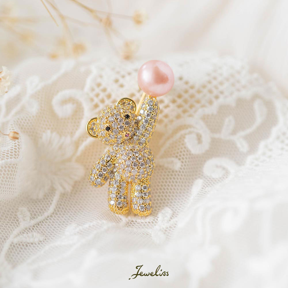 Yama_shop くま【20】のブローチ Yama_shop くま【20】のブローチ