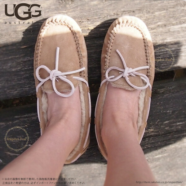 楽天市場】UGG アグ DAKOTA ダコタ シープスキン モカシンスリッポン