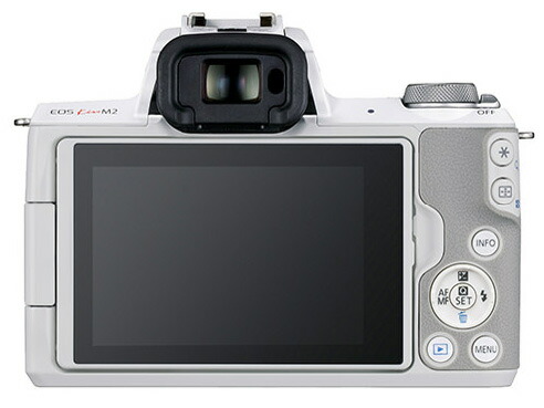 楽天市場】キヤノン EOS Kiss M2 ボディ ホワイト ミラーレス一眼