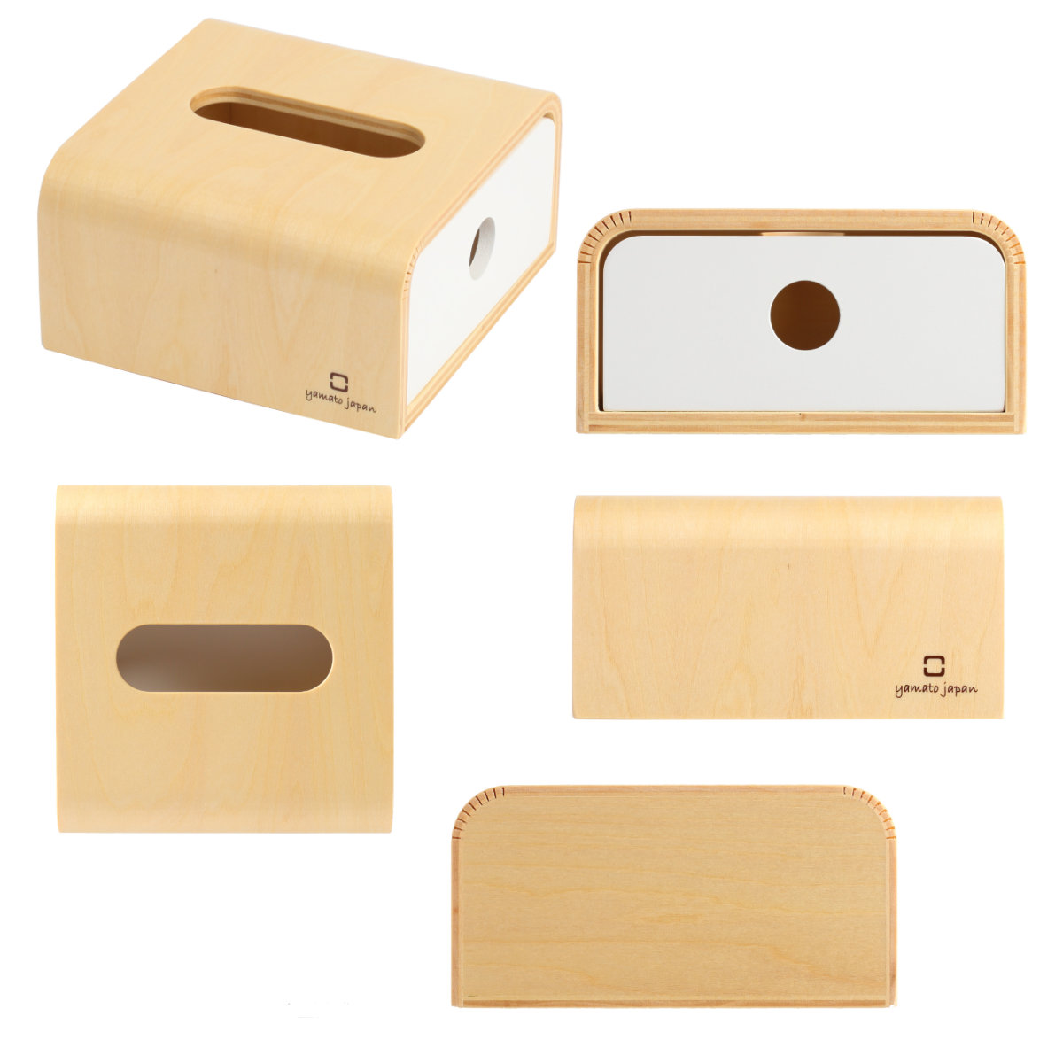 楽天市場】ティッシュケース half slide in 木製 （ おしゃれ