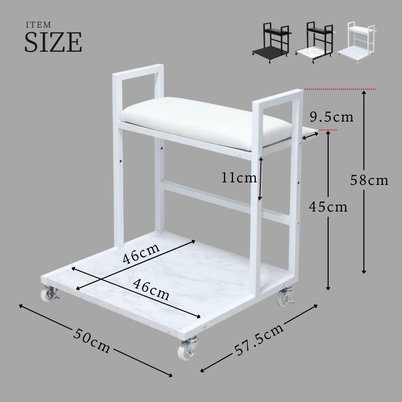 楽天市場】フットネイル台 フットカート フットケア フットバス ワゴン