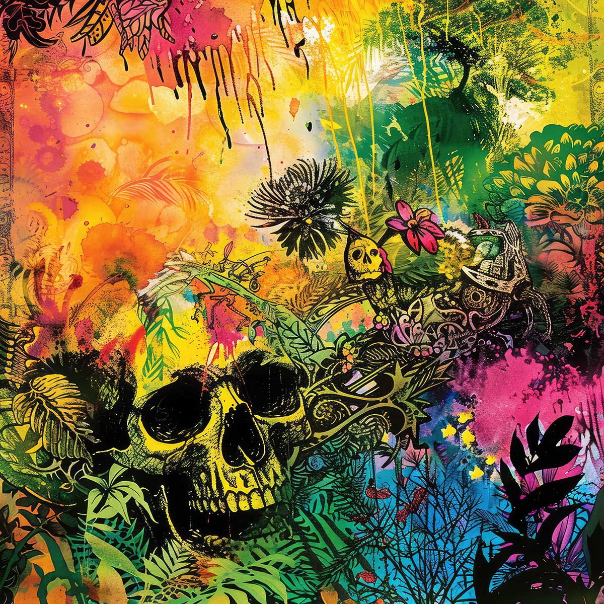 楽天市場】スカル ドクロ 骸骨 がいこつ 頭蓋骨 アバンギャルド アート