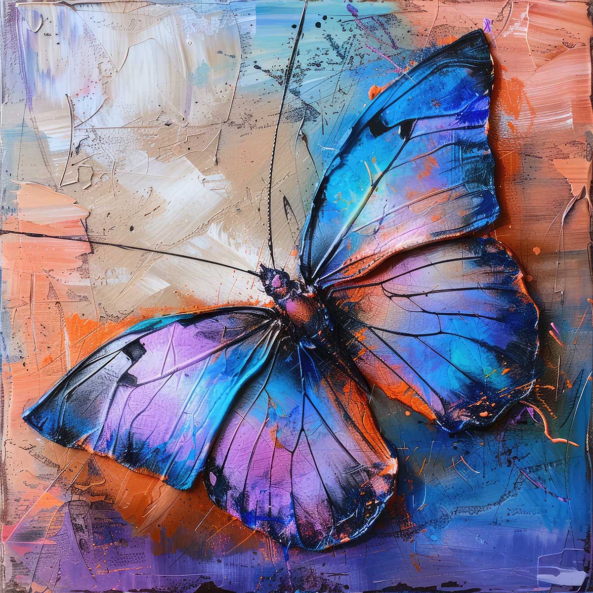 楽天市場】蝶 アートポスター 変容 シンボル 自然 美 装飾 デザイン