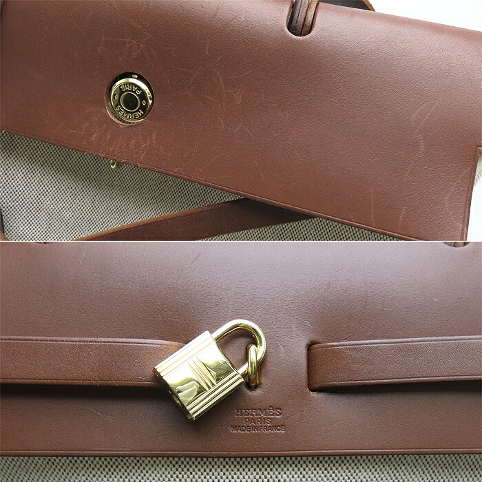 楽天市場】エルメス エールバッグMM □E刻印 2001年 2WAY ショルダー