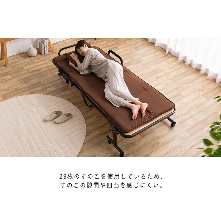 楽天市場】折りたたみすのこベッド OTBSS-WH ナチュラルホワイト 送料