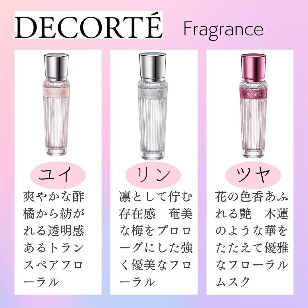 楽天市場】コスメデコルテ キモノ オードトワレ 15ml 各種【ユイ/リン