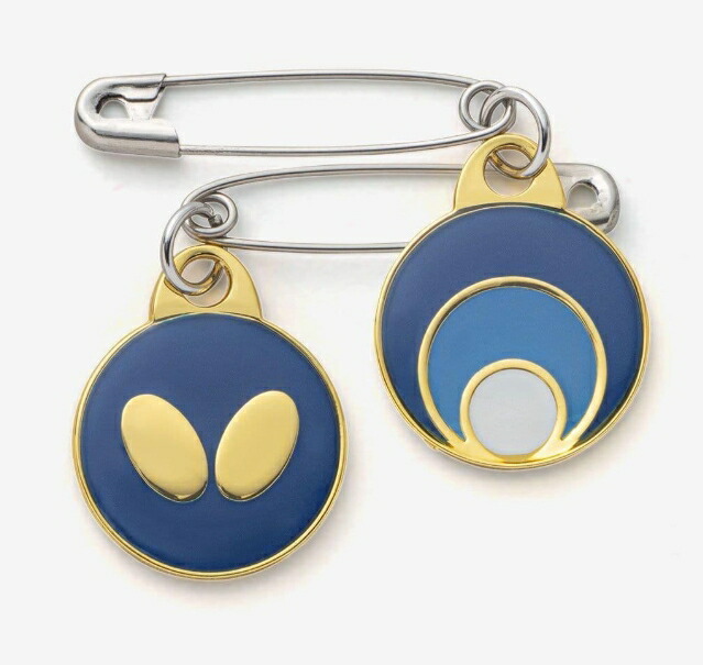 楽天市場】Butterfly 安全ピン・サークル バタフライ 卓球 ゼッケン