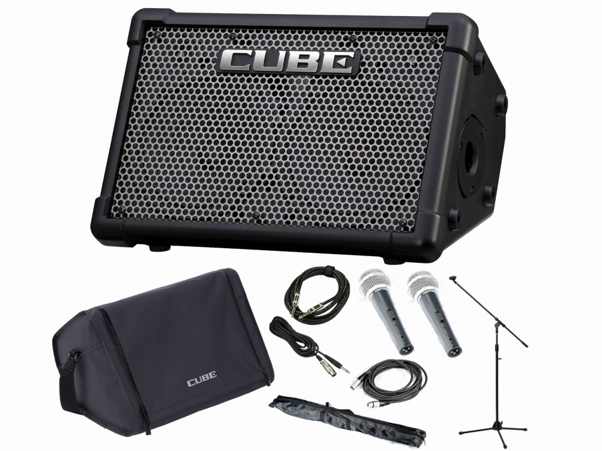 楽天市場】Roland / CUBE STREET EX 純正バッグ・マイク2本・ケーブル