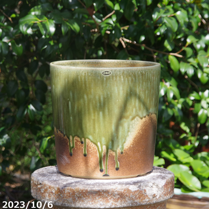 楽天市場】選べる 薪窯風 自然釉ビードロ 寸胴 8号 サナサービス