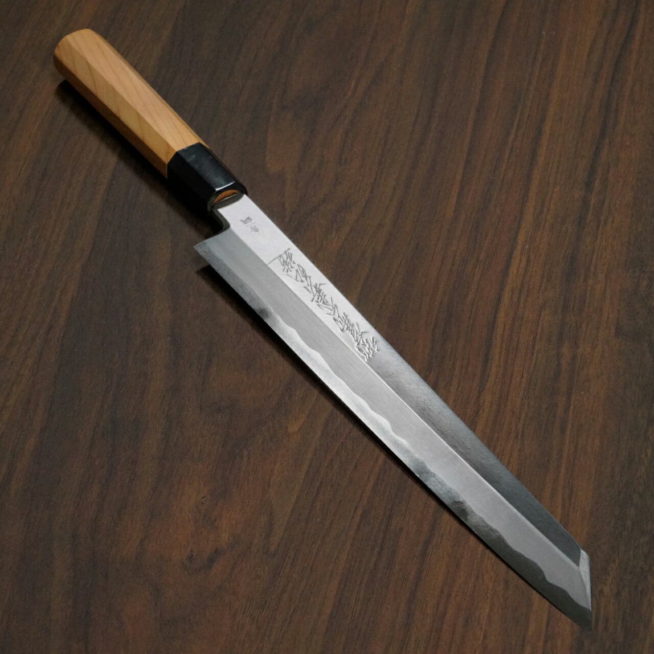 楽天市場】【楽天1位】包丁 切付柳刃 正夫 240mm 郷右馬允義弘 青紙1号