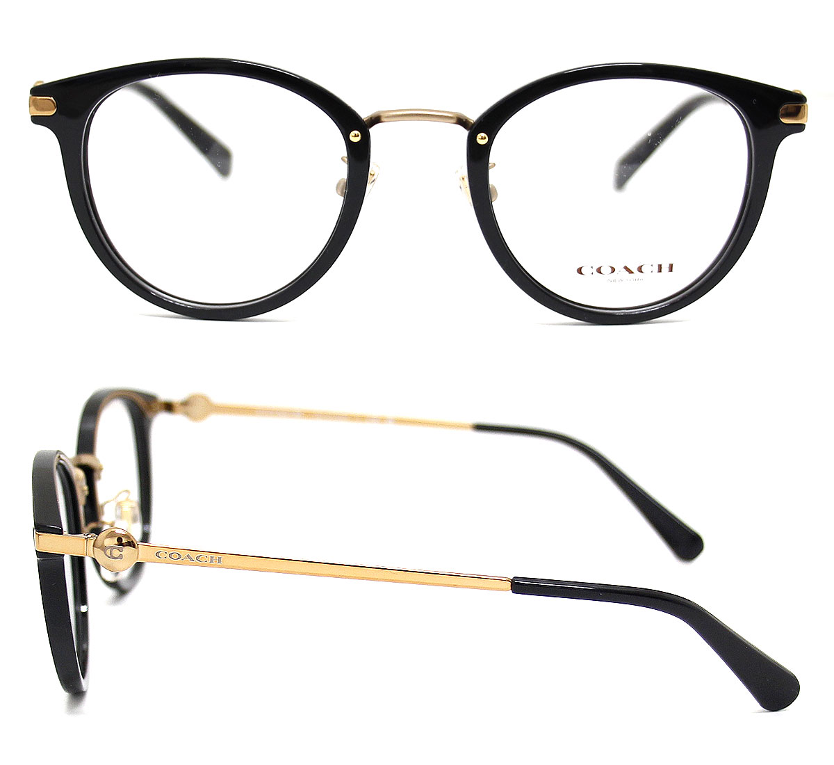 楽天市場】COACH コーチ HC5133D 5002 49 OPTICS 伊達眼鏡 メガネ